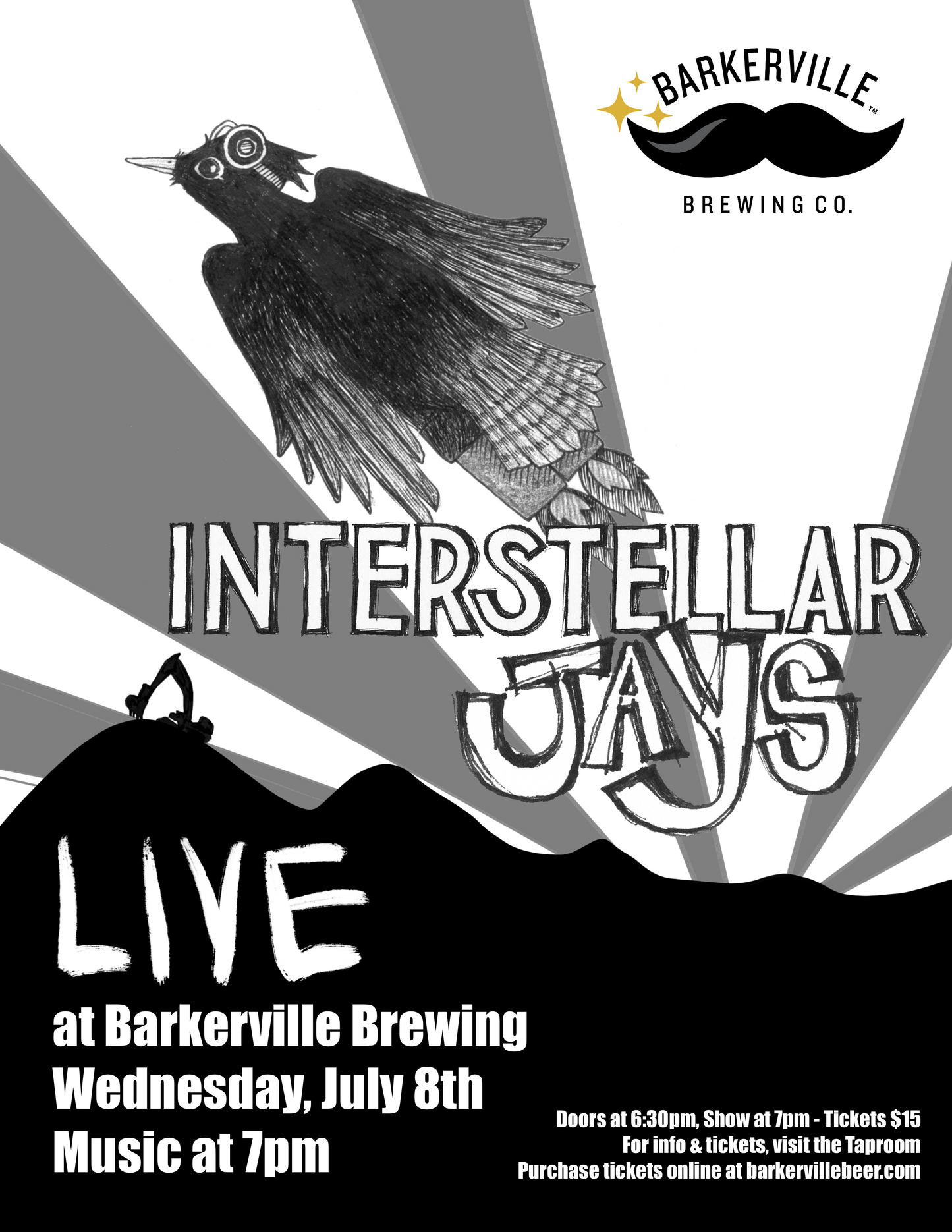 Interstellar Jays - Live at Barkerville Brewing - Wednesday July 8th